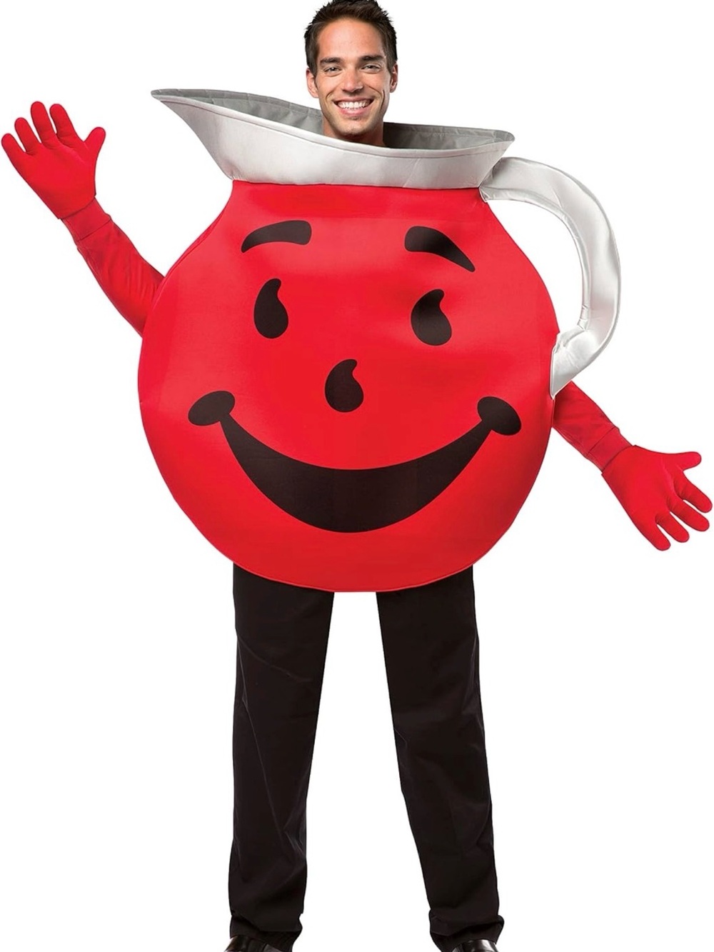 Red Kool-Aid Pitcher Costume - Fun Beverage Character Outfit